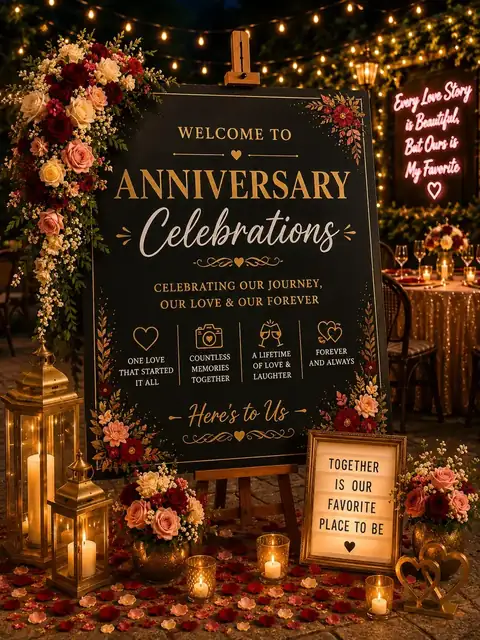 Anniversary dinner set-up at Mulberry Farm farmhouse, Noida