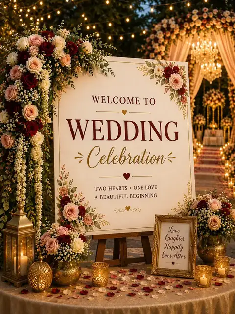 Wedding set-up on the lawn — farmhouse wedding venue in Noida